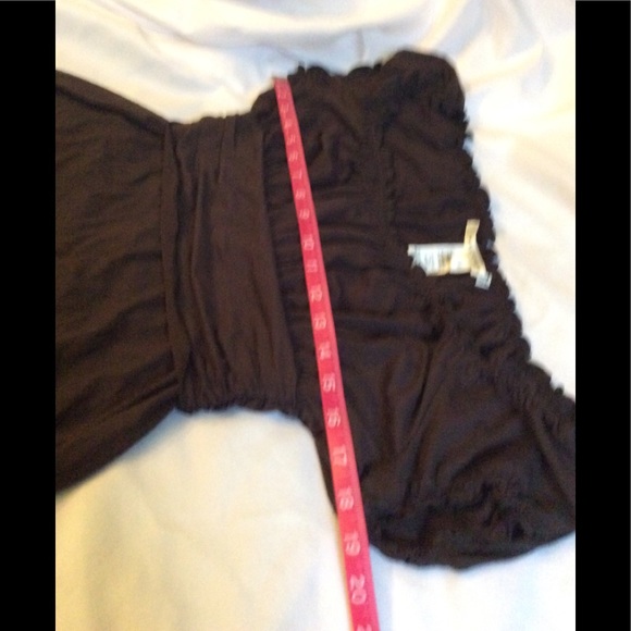 Max Studio Cute Deep Chocolate Brown Cap Dress S - Picture 9 of 12